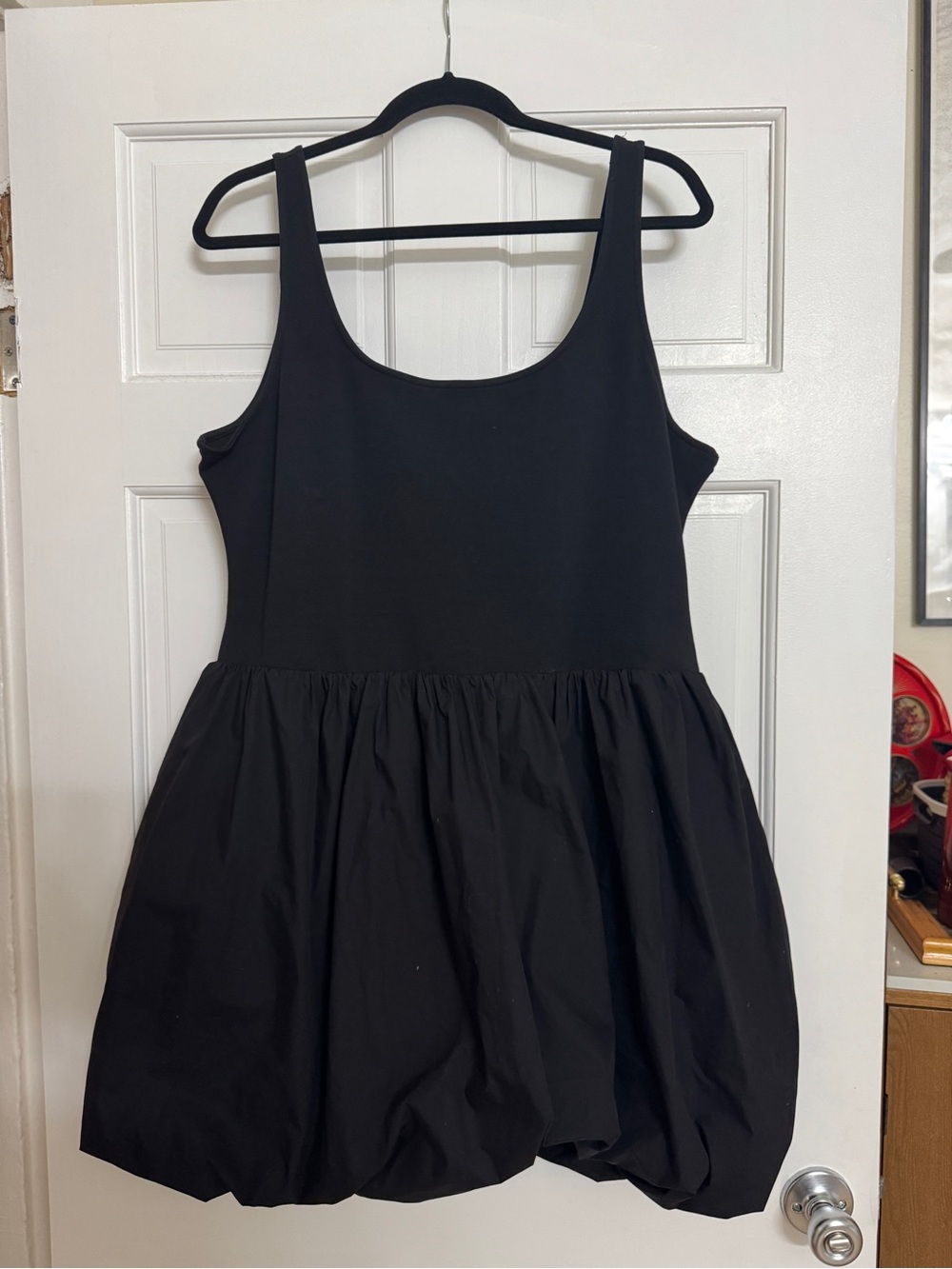 Anthropologie Black Mini Bubble Dress
